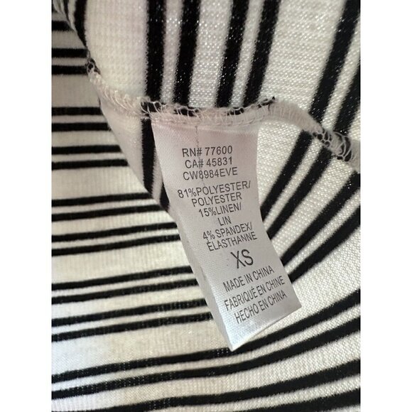 Chaser Henley Shirt Womens Extra Small‎ Linen Blend XS New - Picture 7 of 7